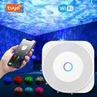 Светодиодный проектор Tuya, умный светильник со звездочками, работает с Alexa Google Home, Sky, Galaxy