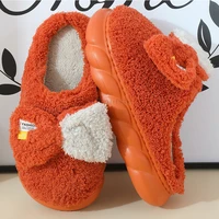 lovely butterfly knot house slippers for women mix colour felt design women platform shoes with fur warm comfort indoor slippers