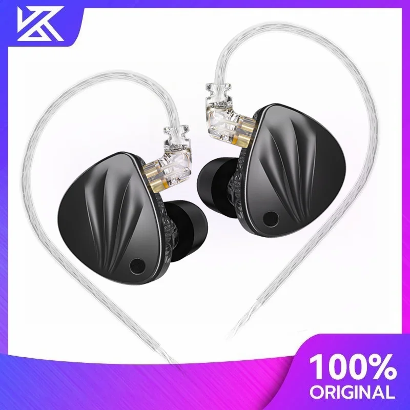 

KZ Krila 10mm Second-Generation XUN Dynamic Driver Wired Headphone In Ear Earphones Noise-Isolating Memory Foam Eartips Headset