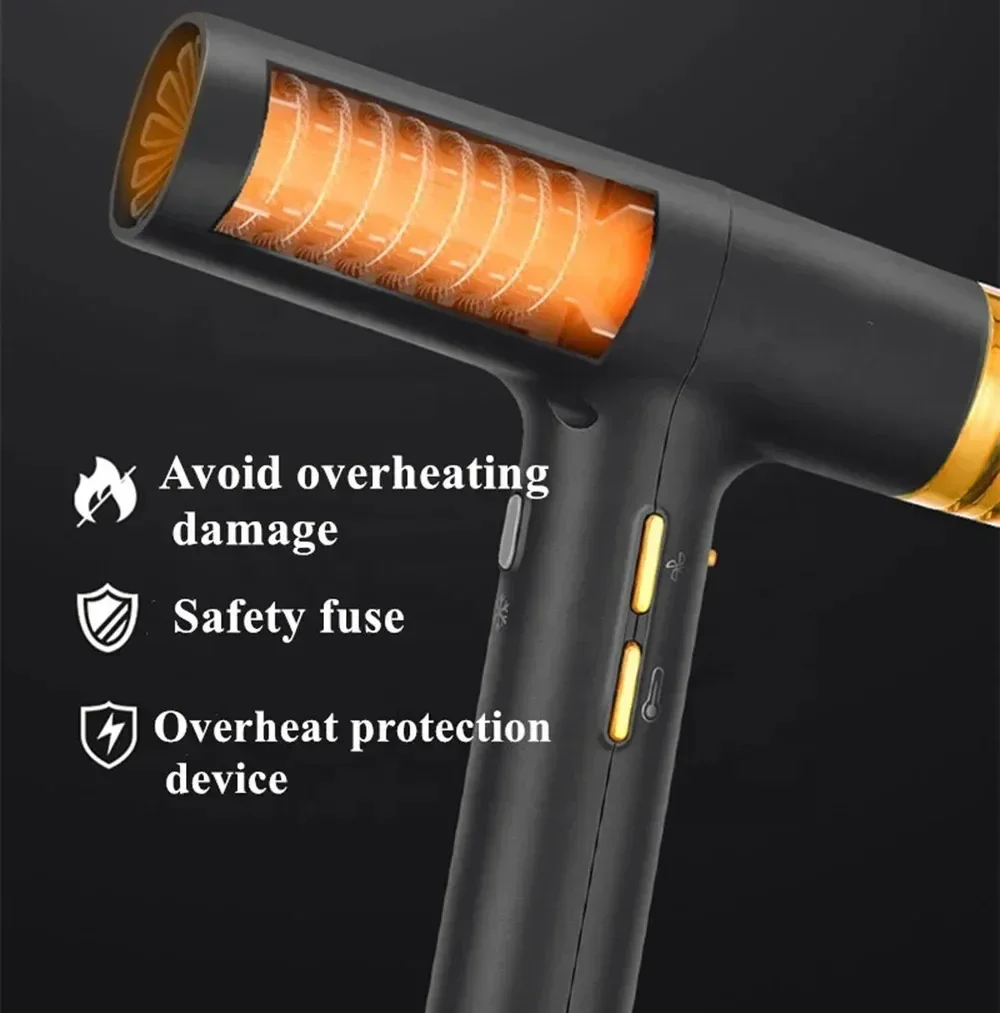 110000 Профессиональный фен об/мин с отрицательными ионами высокоскоростной