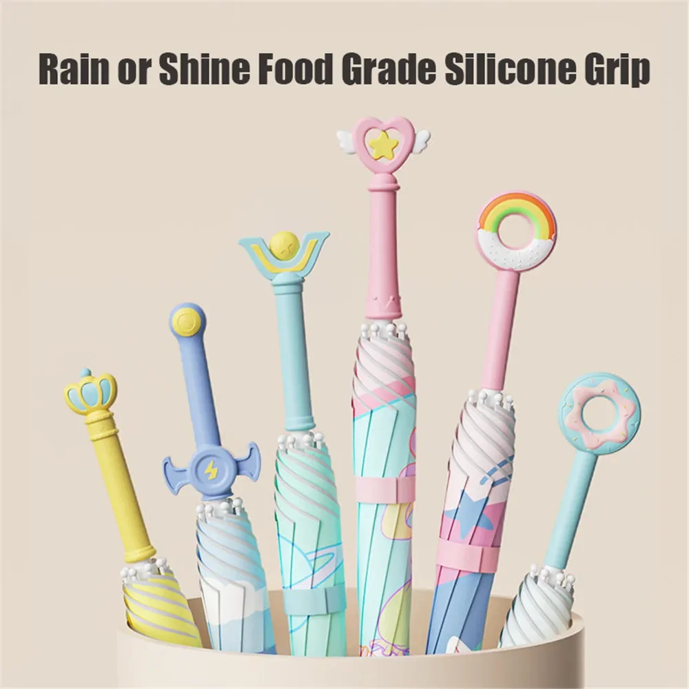 

Детский зонт Zuodu, защита от дождя и блеска, двойного назначения, от солнца, для мальчиков и девочек, начальной школы, детского сада