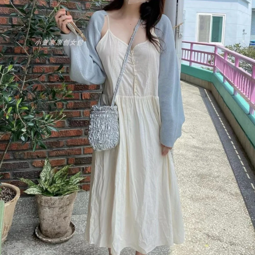 Fashion Pleated Bucket Bag Silver Handbags Soft Leather Shoulder Bag Drawstring Designer Crossbody Bags for Women Tote Hobos New