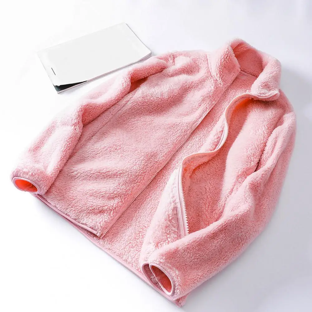 

Пальто двухстороннее плюшевое мягкое теплое износостойкое осенне-зимнее пальто для повседневной носки