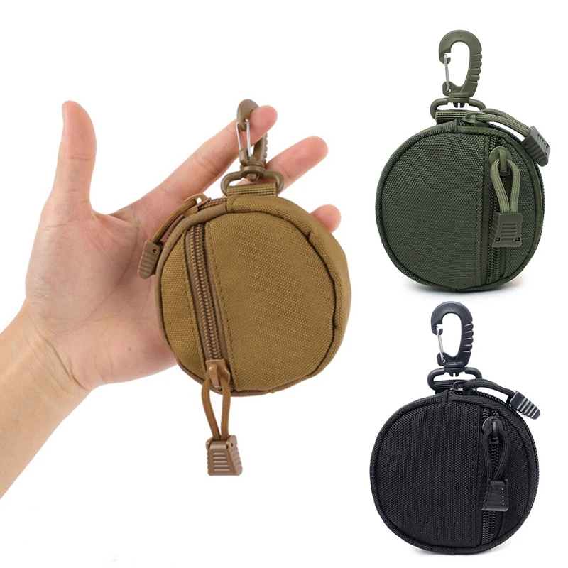 

1000D Tactical EDC Pouch Molle Wallet Bag Portable Key Coin Purse Waist Fanny Pack Earphone Bag Mini Key Holder Pouch Hunting
