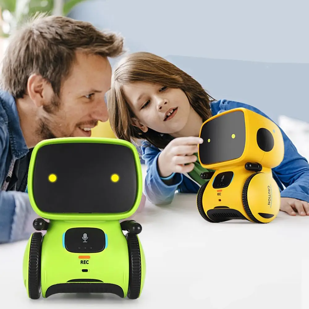 

Plastic Children's Toys Electronic Robot Intelligent Robot Interactive Robot Dialogue Toys Children's Intelligence