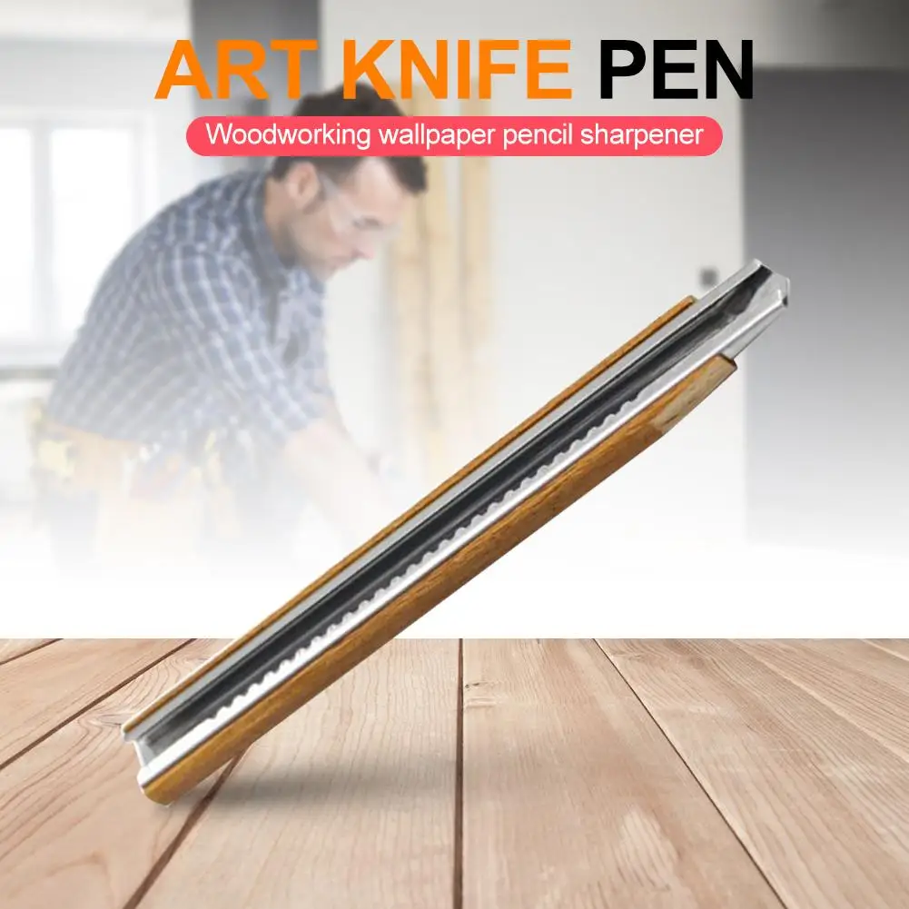 

Multi-functional Woodworking Pencil Knife HB Graphite Practical and Durable Artistic Engraving Knife Wood Marker 135X28X15mm