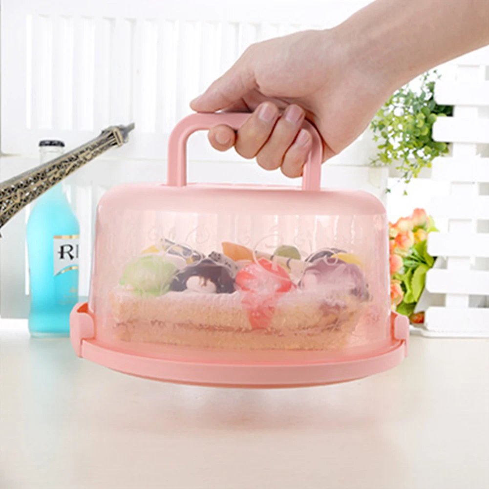 

Packaging Fresh-Keeping Round Cute Cake Box Portable Household Kitchen Box for Wedding Birthday Party Decoration