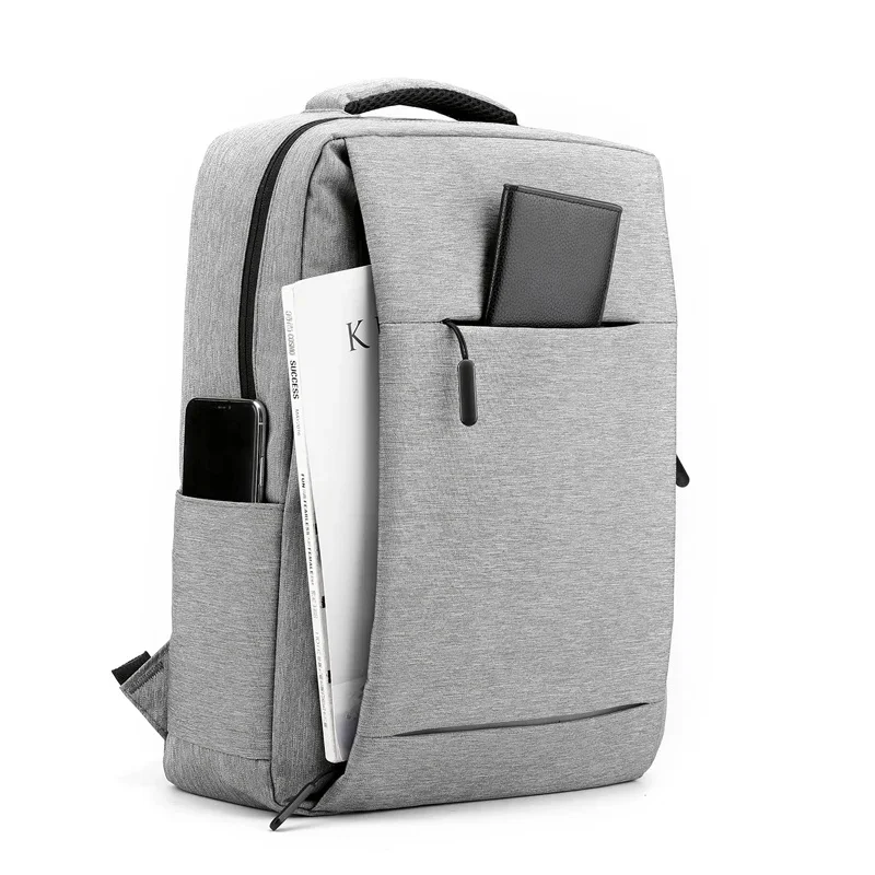 

Водонепроницаемый школьный ранец для мужчин, многофункциональный деловой дорожный рюкзак с защитой от кражи для ноутбука 15,6 дюйма и Usb-зарядкой