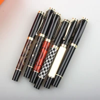 jinhao 500 classic style gold clip metal fountain pen 0 5mm nib steel ink pens for gift office supplies school supplies