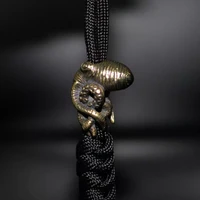 pure copper octopus crusu old ruler edc umbrella rope knife pendant silver handmade diy pendant keychain pendant