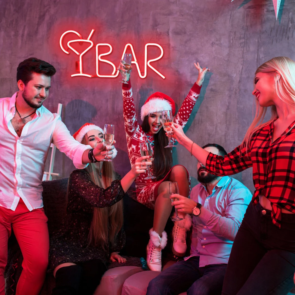 Неосветильник Светодиодная трубка wanxing лампа для сока буквы с дистанционным