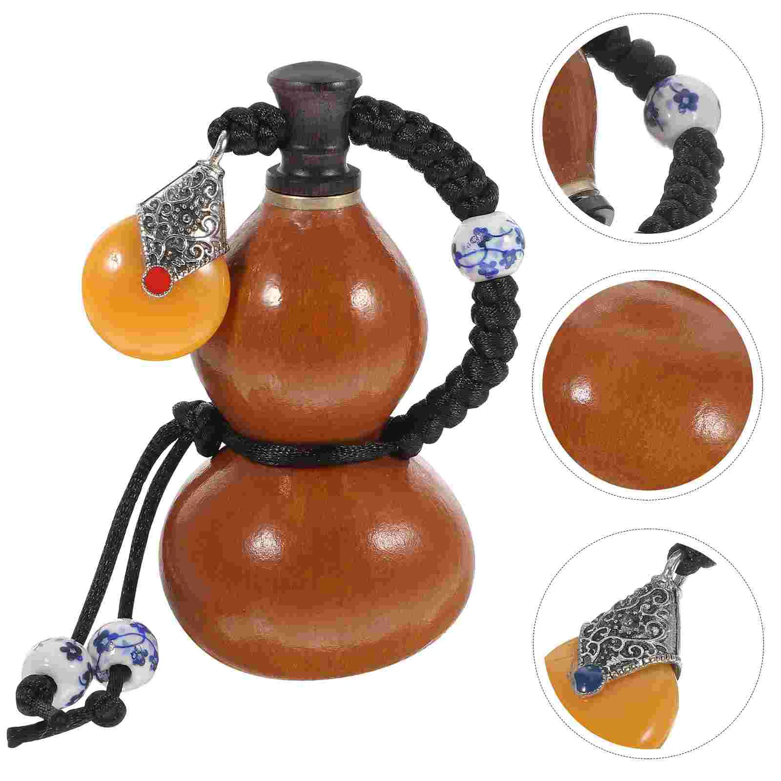 

Gourd Decor Bottle Jar Storage Holder Container Hanging Multi-use Decoration