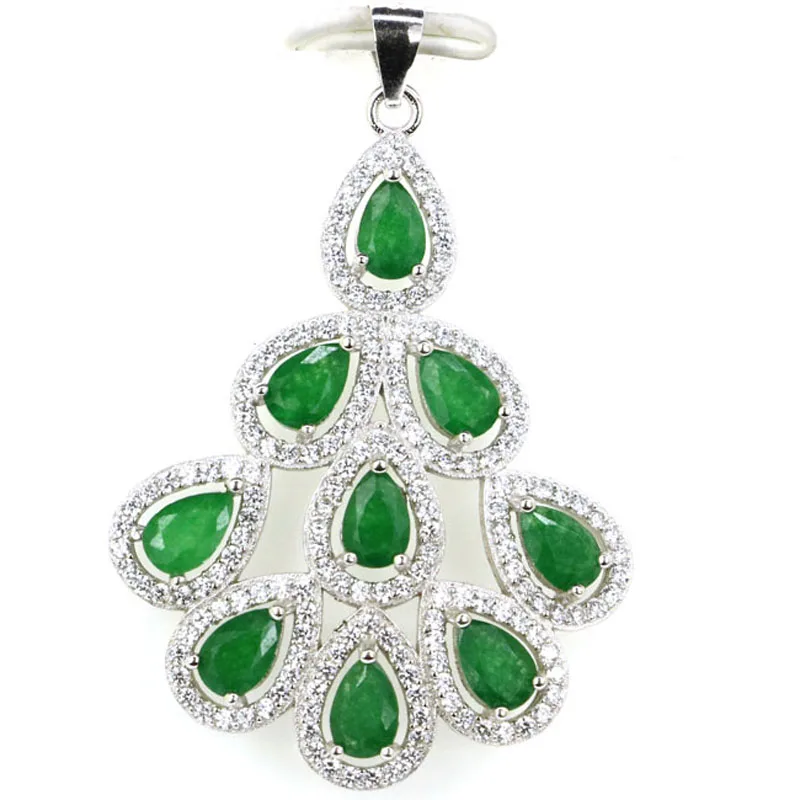 Купите 3 получите 1 бесплатно 45x31 мм большой 5 г настоящий изумруд цитрин розовый