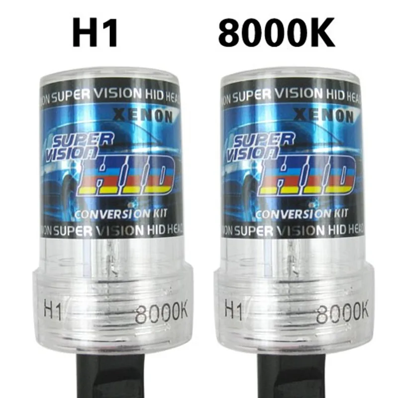 

2pcs 12V 35W H1 Car LED Headlight Bulbs 8000K White Super Bright Car HID Xenon Headlamp IP67 Waterproof for Car Truck SUV