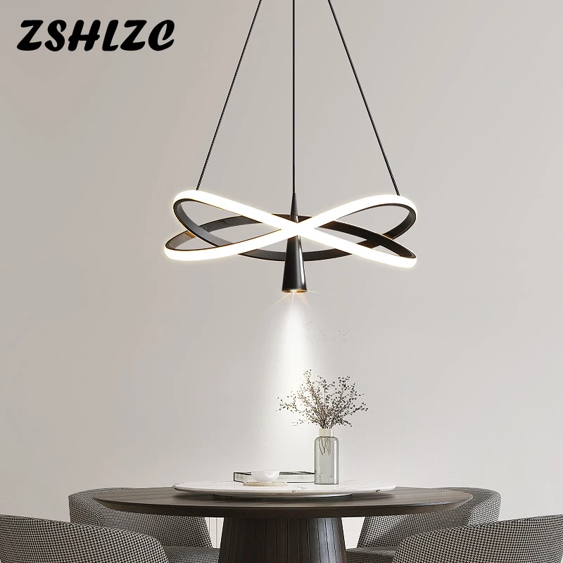 

Minimalist LED Pendant Lights For Living Room Bedroom Dining Room Kitchen Shop Office White Hanging Lighting Pendant Lamp Lustre