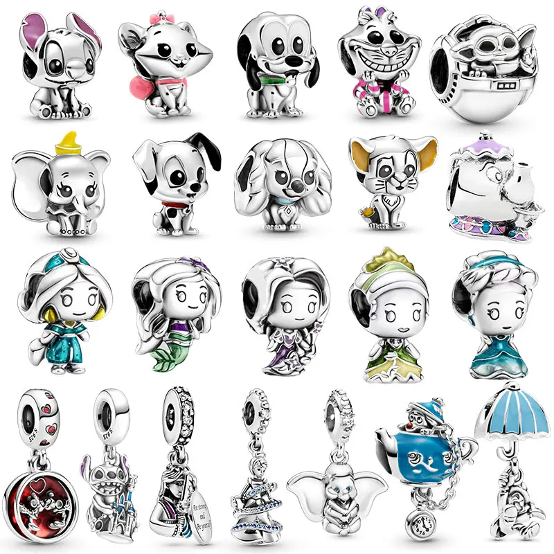 

Hot Sale 925 Sterling Silver Pendant Animal Goat Dog Cat Rabbit Series Charm Bead Fit Original Pandora Bracelet Necklace Jewelry