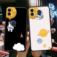 cute astronaut planet pattern phone cases for iphone 13 pro max case 12 11 pro max 8 plus 7plus 6s xr x xs 6 mini se mobile cell