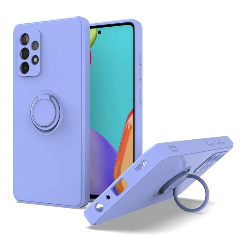 Luxury Magnetic Case For Samsung Galaxy S23 S21 S22 Ultra A53 A52S A52 A72 5G A50 S10 S20 FE S9 Plus S10E S 23 Cover Ring Holder