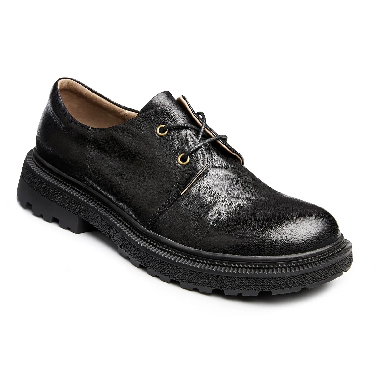 

Autumn Men Thick Bottom Fashion High Quality Genuine Leather Shoes Men,Lace-Up Business Men Shoes,Men Dress Shoes,Summer Spring
