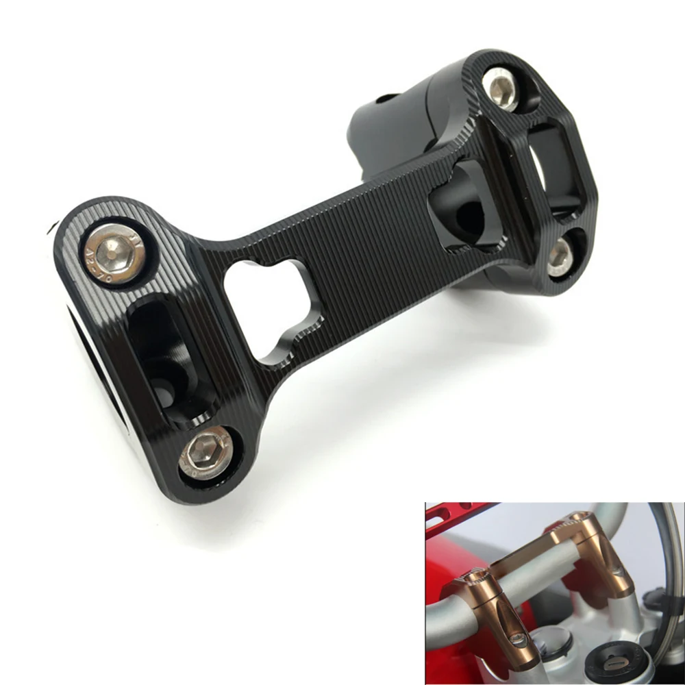 

For BMW R1200GS LC Adventure 2013 2014 2015 2016 2017 2018 Motorcycle Handle Bar Clamp Extend Handlebar Mount Riser Bracket Kit