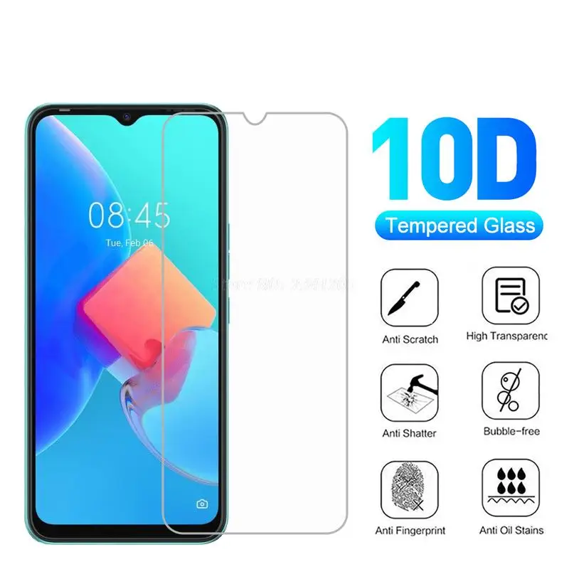 

2-1PCS Protective Glass For Tecno Spark 8C 8 T P Pro 6 Go 2020 2021 2022 Phone Glass Screen Protector For Tecno Spark6 6Go Film