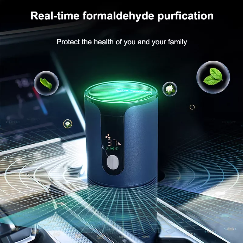 

Air Purifier for Home Deodorizer Negative Ion USB Rechargeable Formaldehyde Smoke Odor Remover Portable Car Air Purifier