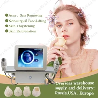 2022 latest 2 in1 fractional micro needle rf with cryo cold hammer stretch marks scar remover rf fractional micro needle machine