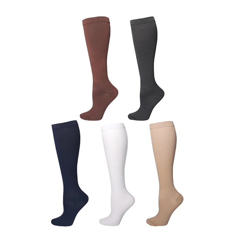 

Compression Socks for Women & Men, 2-Pairs Flight Socks Compression Stockings Running Socks for Calf and Ankle Support