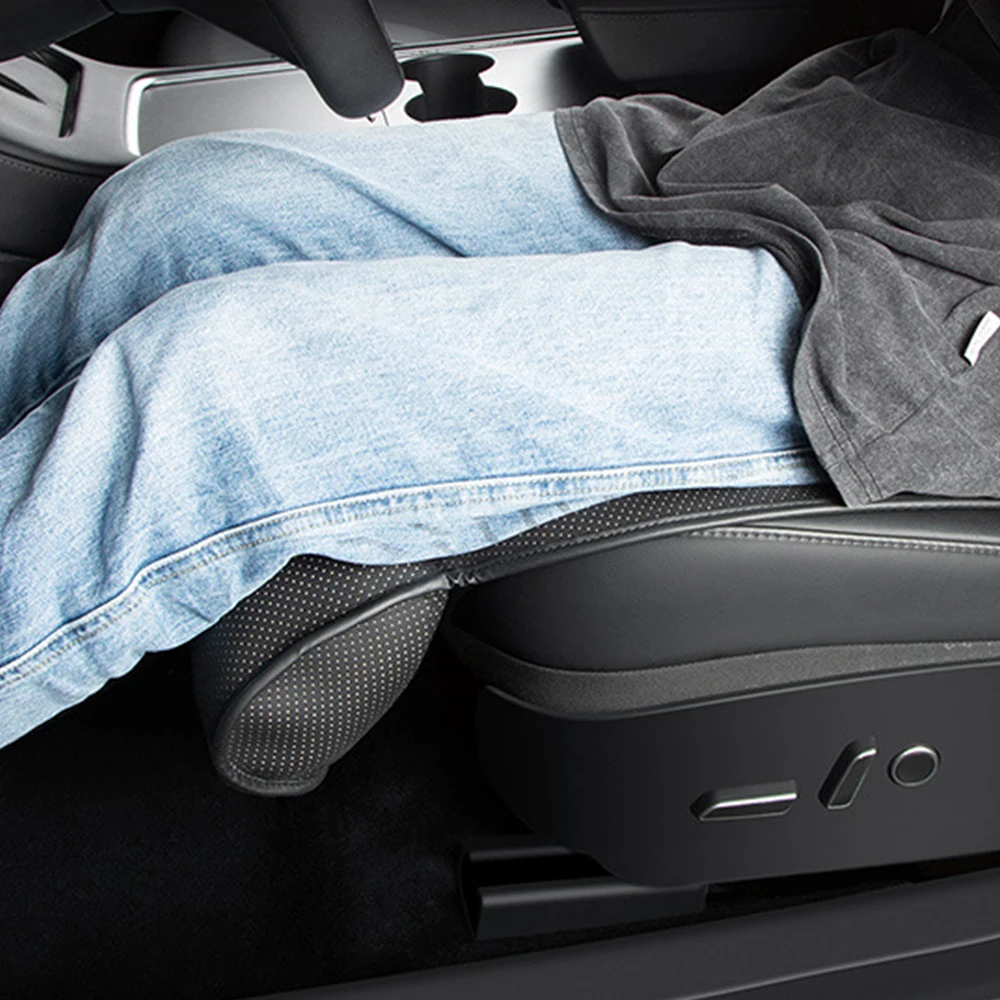 

Поддерживающая подушка для ног Tesla Model 3/Y, подушка для удлинения автомобильного сиденья, хлопковые наколенники с эффектом памяти, аксессуары...