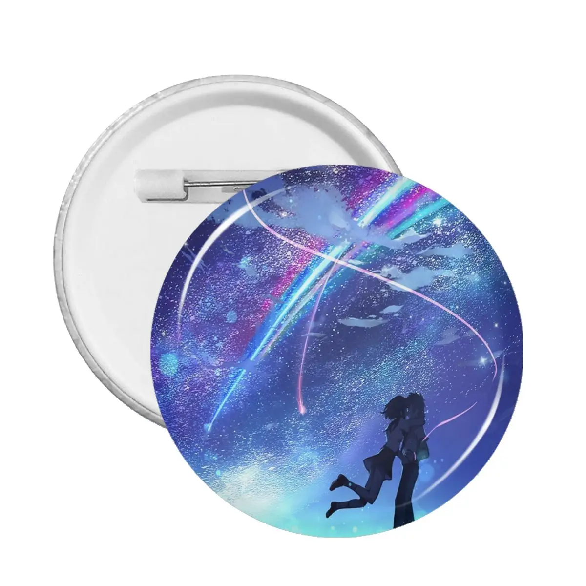 

Your Name Badge Cosplay Cute Anime Hat Soft Button Pin 58mm Pins for Clothes Brooches