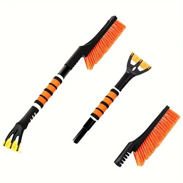 

Портативная щетка для снега для автомобиля, грузовика с ледох, краска, защитный снег, алюминиевый стержень для удаления зимнего снега, ледяная лопата, комплект