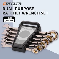 greene rquick ratchet wrench industrial grade small opening gear dualuse labor saving multitool key spanners car repair tool set