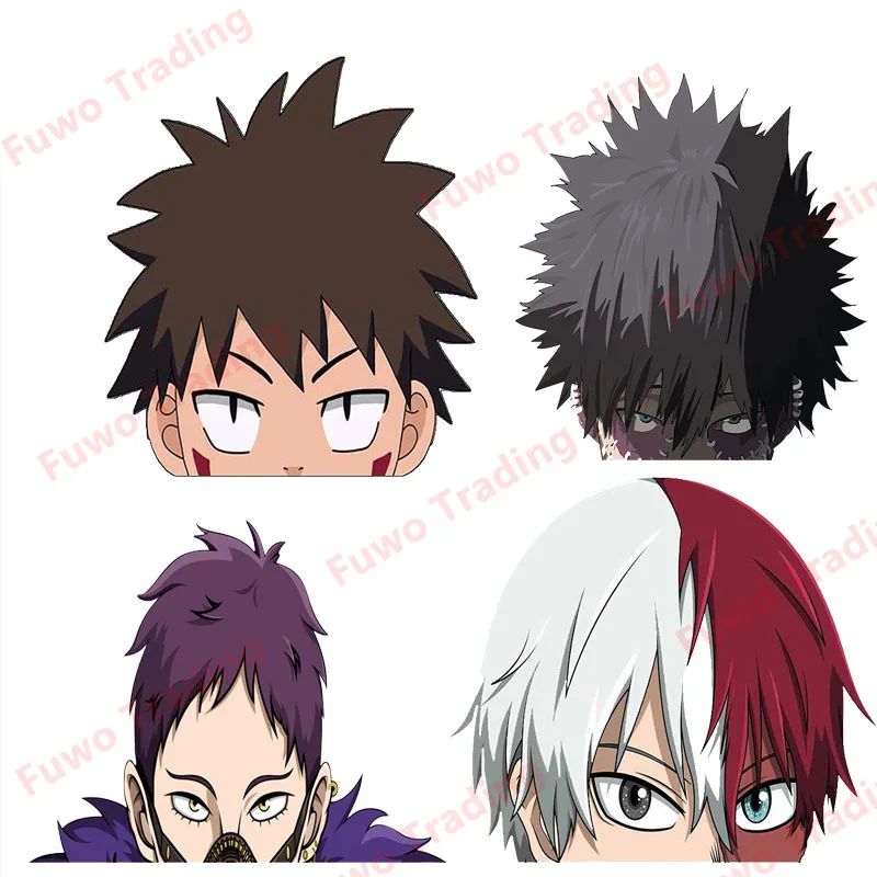 

Fuwo Trading Car Stickers Anime Cartoon For Styling Personalized Auto Accessory Decoration Decals Vinyl Material Sunscreen PVC