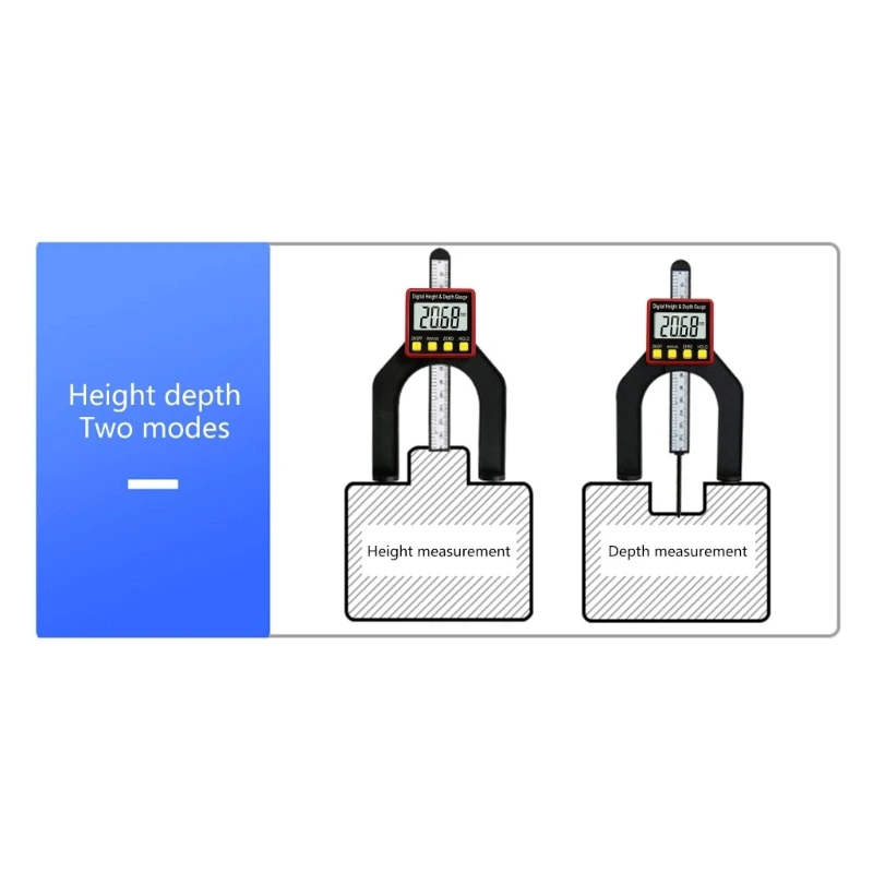 Фото F92C Compact Digital Deep Debuge Laze Laze с ЖК -дисплеем Деревообрабатывающего инструмента для таблицы маршрутизатора содержит №5