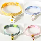 Ошейник для котенка с колокольчиком ошейники для кошек Регулируемый ошейник для кошек аксессуары колье для котят 1 шт. Домашние животные