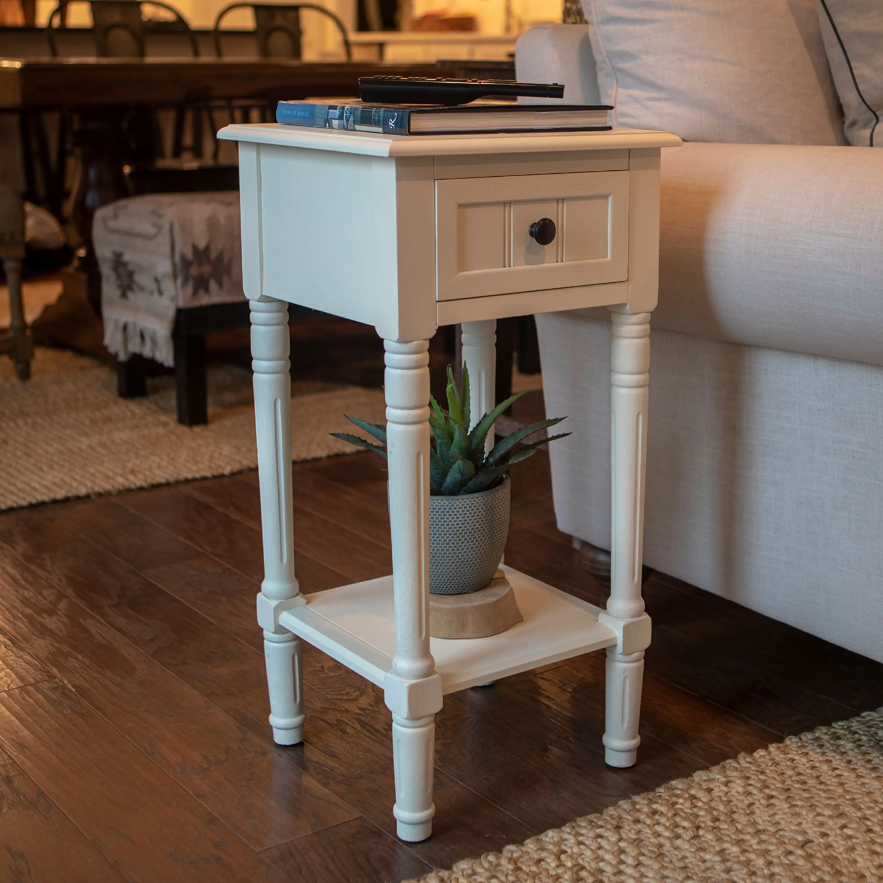 

Simplify 1-Drawer Wood Accent Table, Multiple Finishes