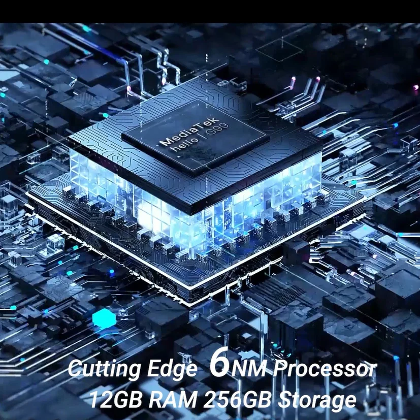 Oukitel Rugged Waterproof Smartphone 12GB RAM 256GB ROM Mobile Phones 9800 mAh Cell Phone 64MP Camera Unlocked Android Cellphone