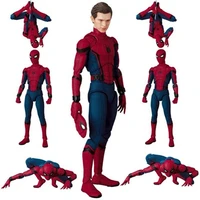 disney movie avengers spiderman homecoming action figure statue can change tom holland face spider man model gift toy collection