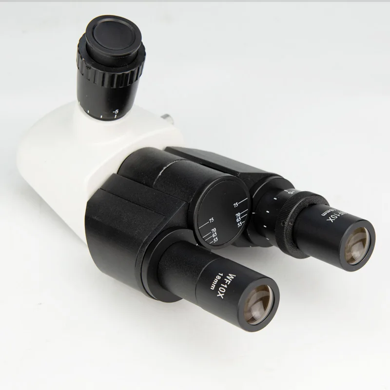 

Articulated Free Trinocular Head for Biological Microscope Interpupillary Distance 55-75mm Optical Stereo Binocular Microscope