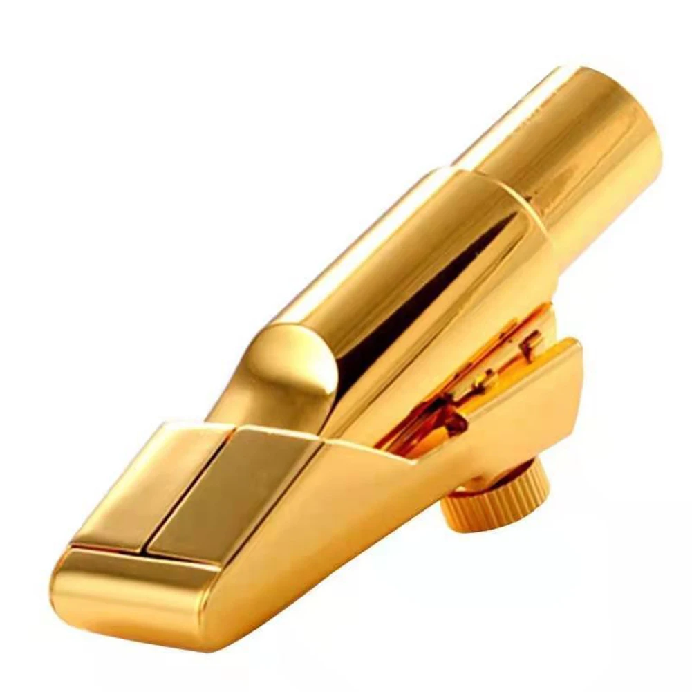 

Saxophone Metal Mouthpiece Ligature Cap For Tenor Soprano Alto Sax Size 56789 Gold Plating Sax Mouth Pieces Accessories Brass