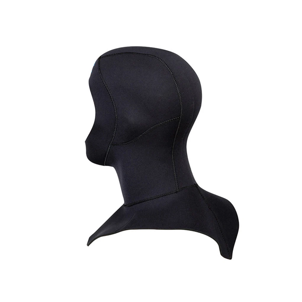 

Diving Thermal Cap Neoprene Nylon Snorkeling Hat Hood Neck Cover Winter Swimming Warming Protector for Swim Pool S