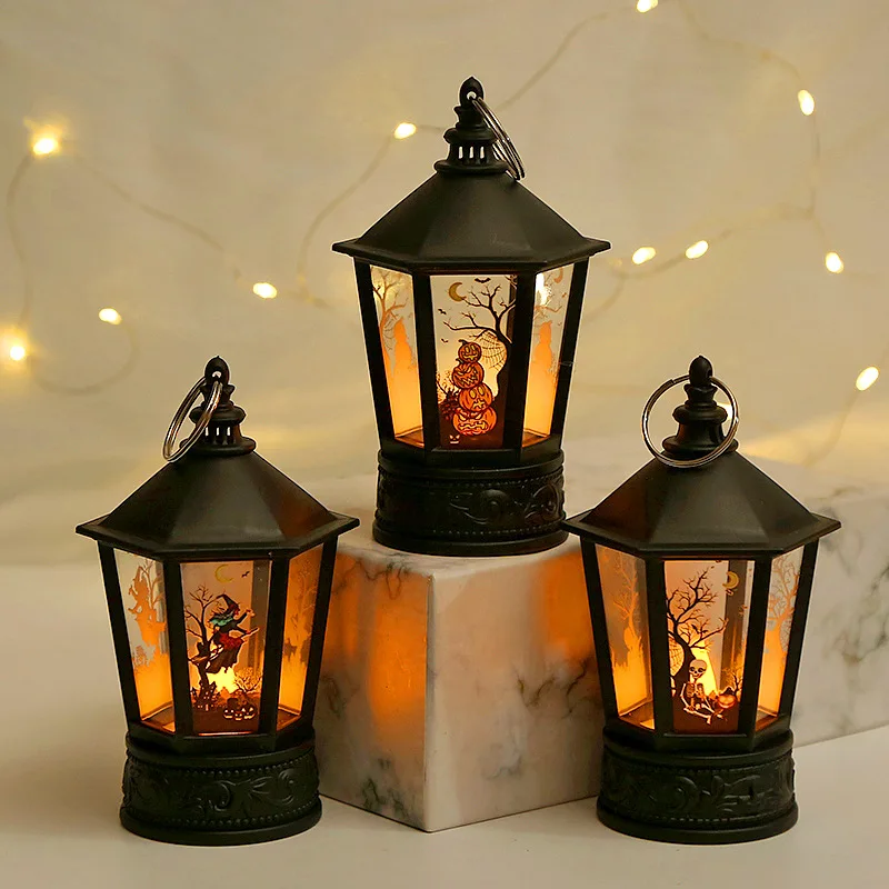 

Halloween Lights Pumpkin Horror Ghost Wind Lantern DIY Hanging Ornaments Halloween Decorations for Home New Year Kids Gifts