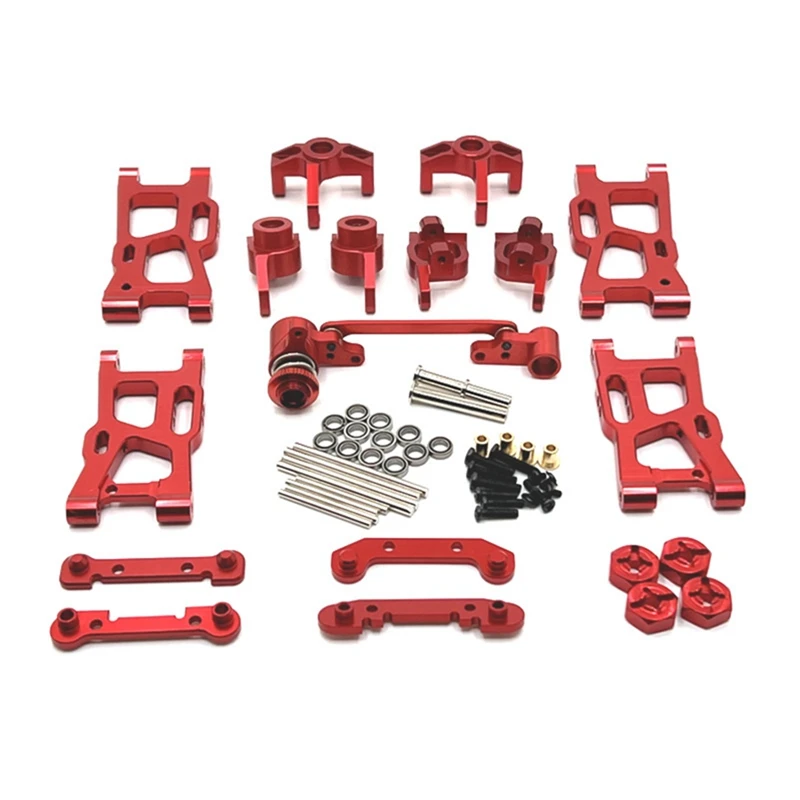 

Metal Upgrade Parts Kit For Wltoys 144001 144010 124007 124017 124019 Riaario XDKJ-001 XDKJ-006 AM-X12 RC Car