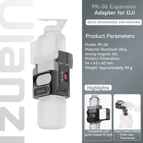Набор аксессуаров Ulanzi PK-06 для DJI Osmo Pocket 3