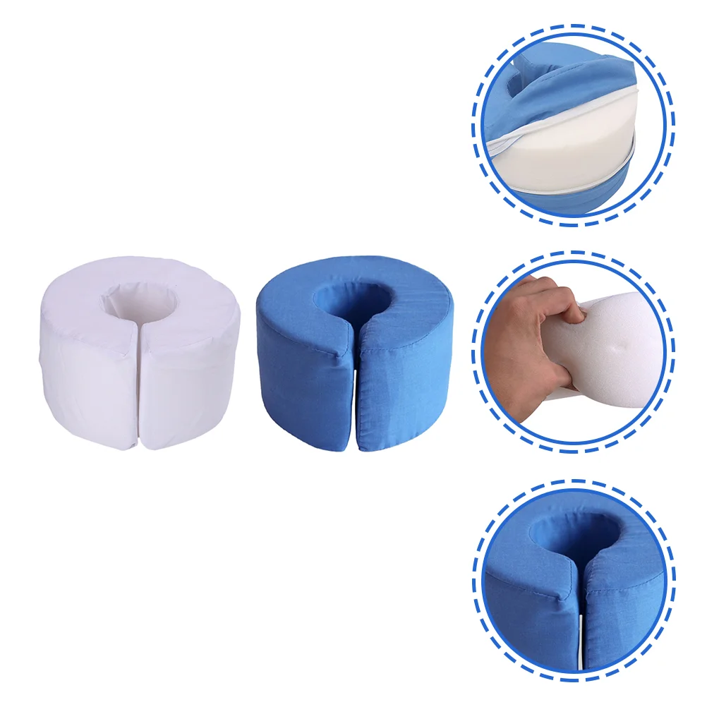 

2 Pcs Body Pillows Foot Care Pad Support Pressure Sores Leg Elevation Floor Mat Patient Cushion