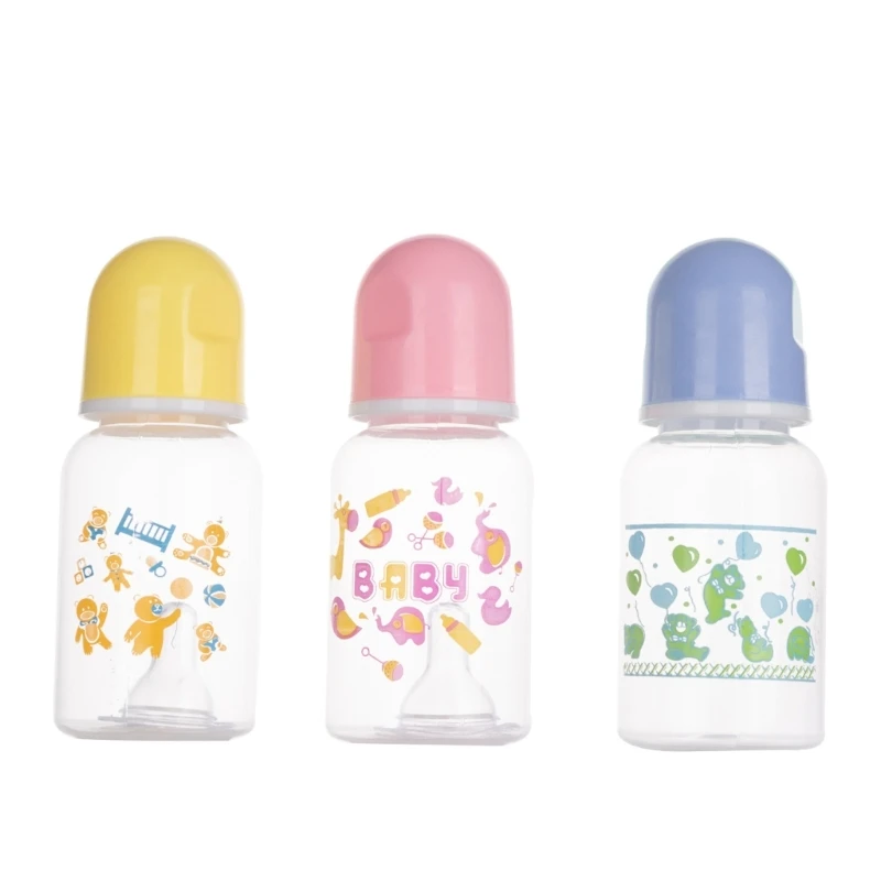 

Q0KB Baby Fruit Juice Milk Bottle 125ml Baby Feeding Nursing Bottle BPA Free Safe