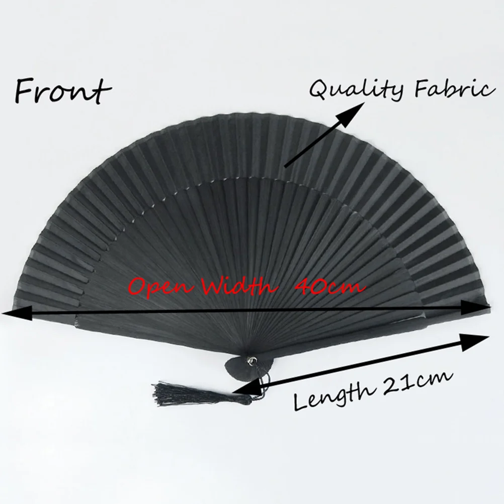 Bamboo Large Miss Man Foldable Hand Fan Men Gifts Wooden Chinese Folding Handheld