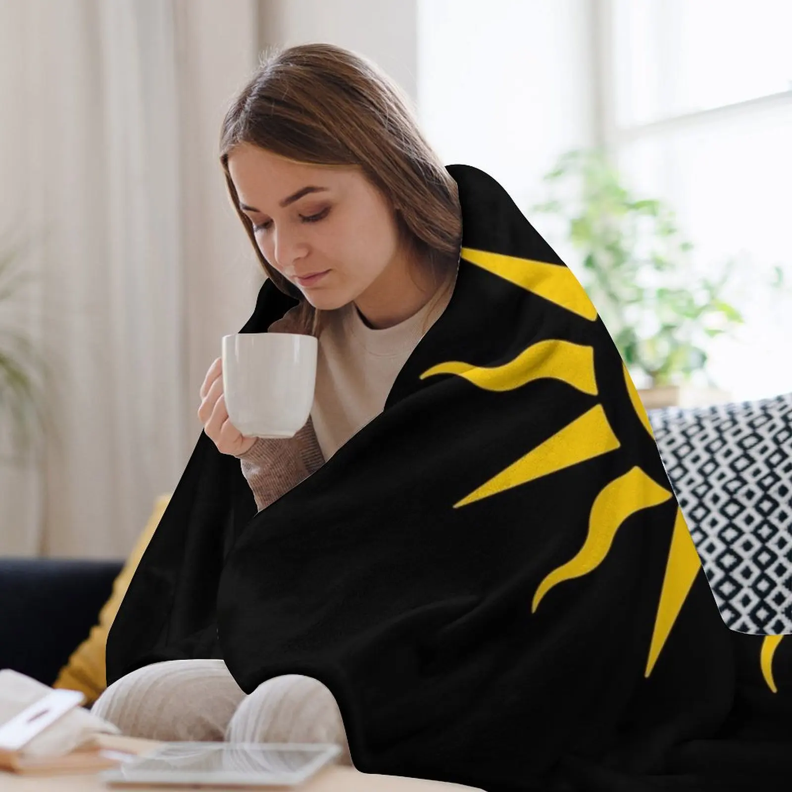 Одеяло The Great Sun of Nilfgaard (золото) для волос роскошные одеяла на заказ