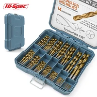 hi spec hss metal drills titanium metric metal drill bits set1 10mm twist drill bit for metal wood plastic drill accessory set