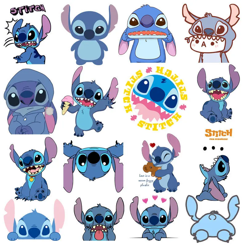 Нашивки Лило и Ститч Disney термонаклейки для детской одежды милый Инопланетянин